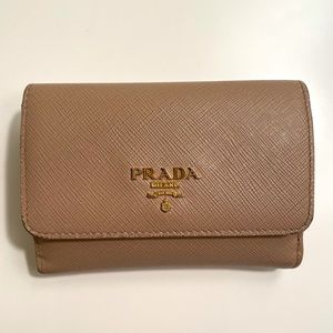 Authentic Prada Small Saffiano Wallet